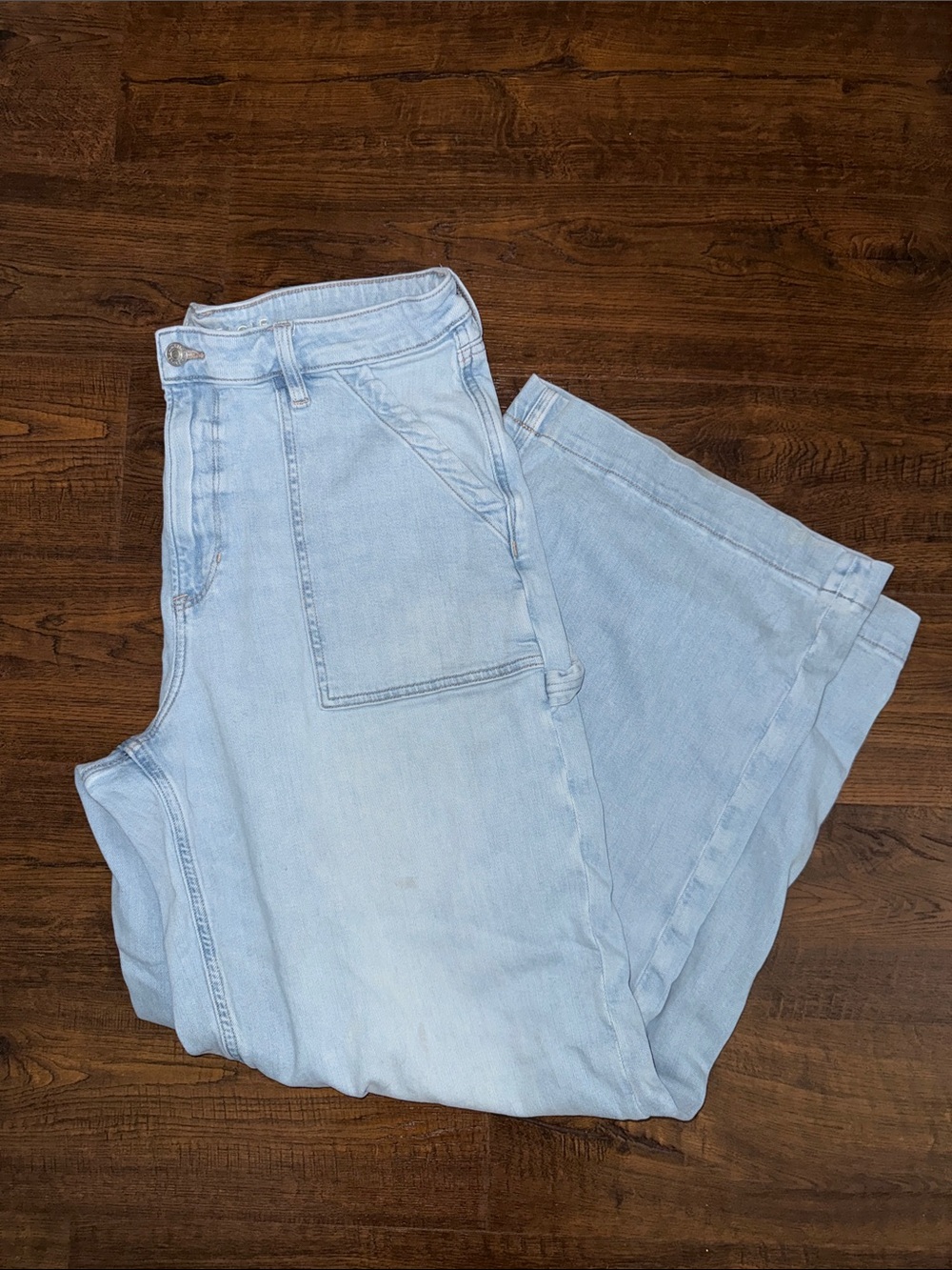 American Eagle High Waisted Baggy Wide Leg Jeans